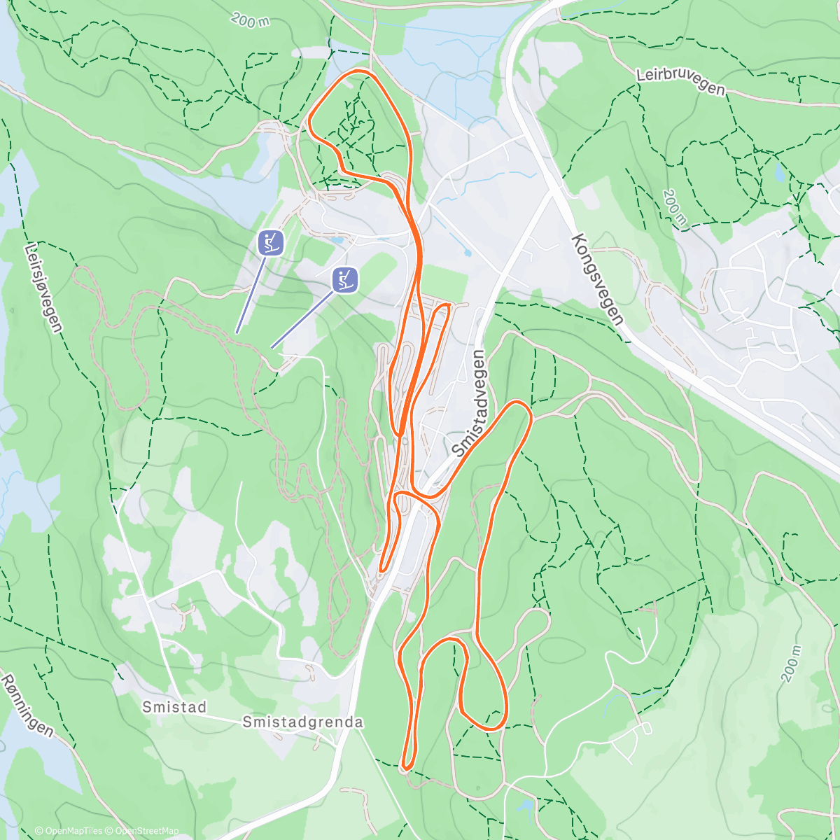 活动地图，Trondheim 10km. P53 (?!)