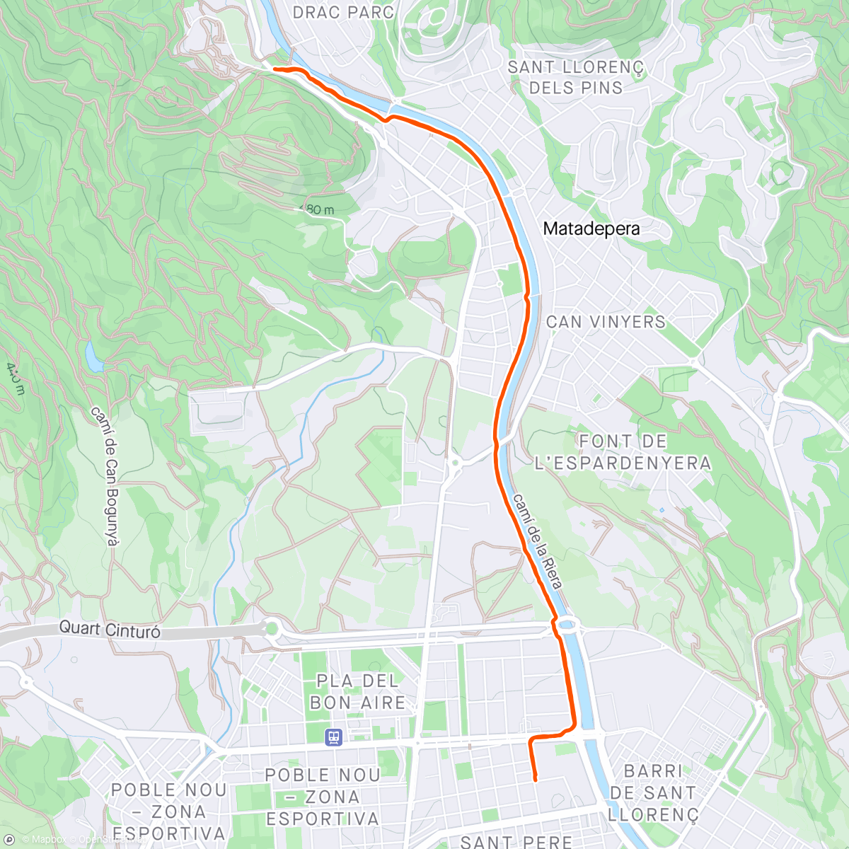 Map of the activity, Trail con mi peke 💪💪🤟🤟