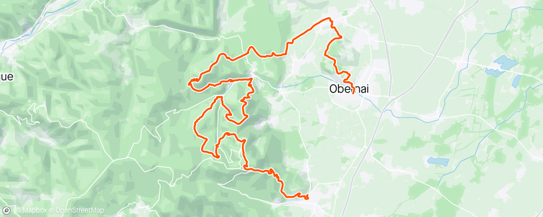 Map of the activity, Trail du Grand Est   50km et 2.027m en D+
1.734 inscrits et 1.700 arrivants.
Temps total 7h 20mn 41 sec
1.041 ème au scratch et 4 ème dans ma catégorie