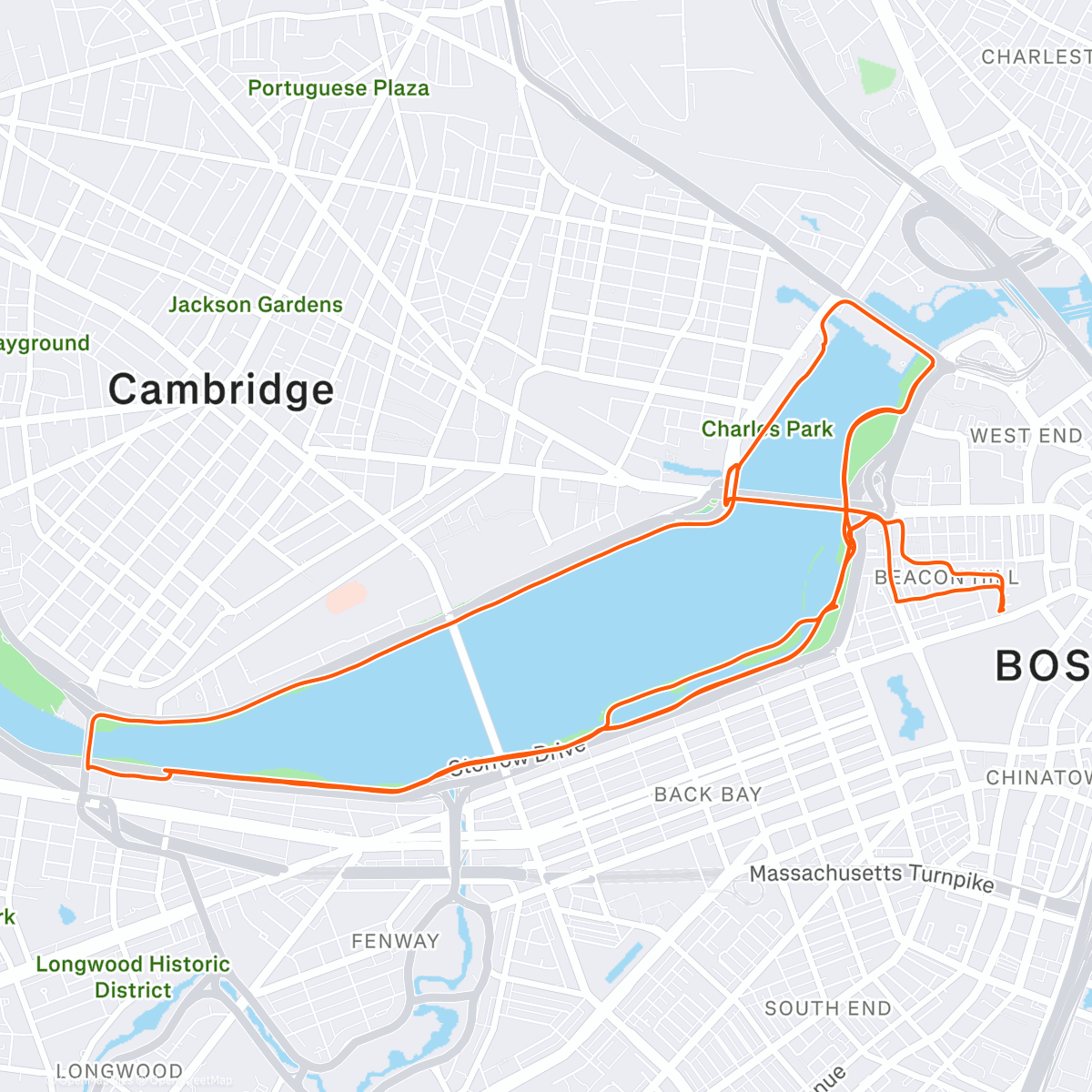 Map of the activity, Annual xmas half with the fam