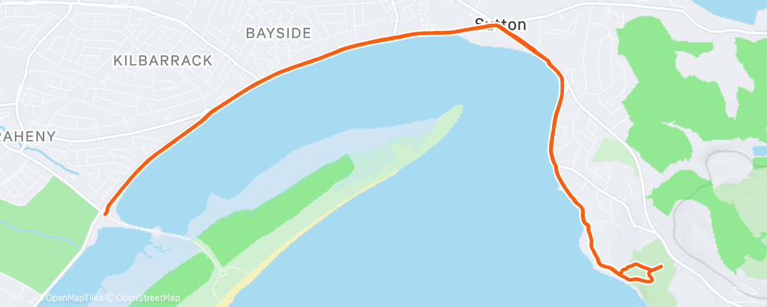 Карта физической активности (Afternoon Run)