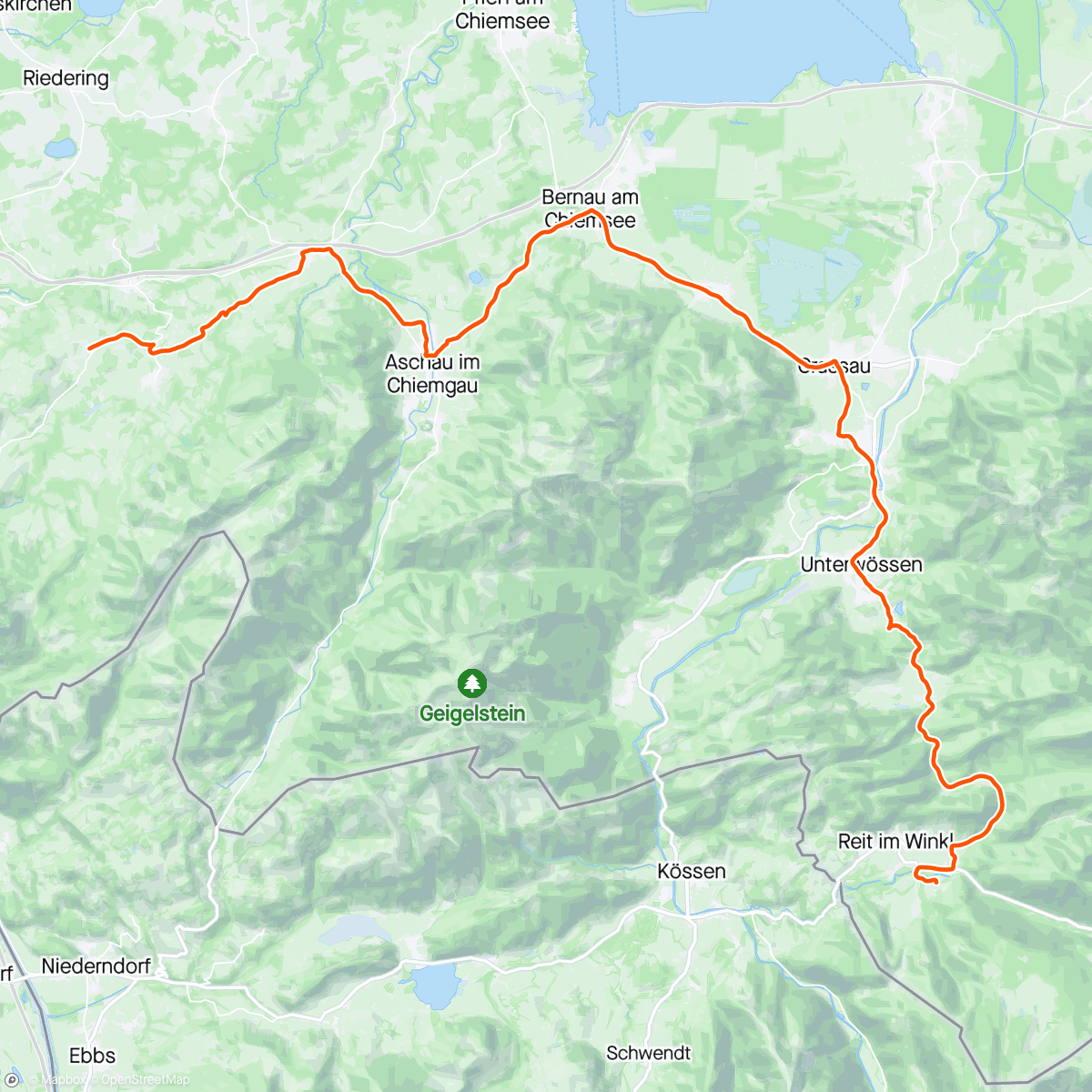 Mapa da atividade, Recovery day deluxe at Gut Steinbach