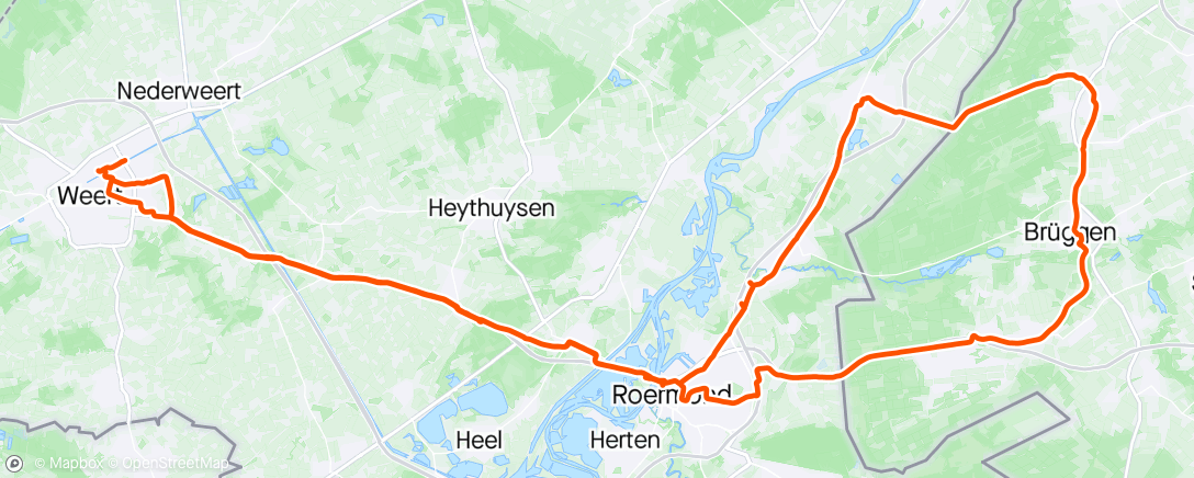 Map of the activity, Rondje Duitsland met light beladen aanhanger