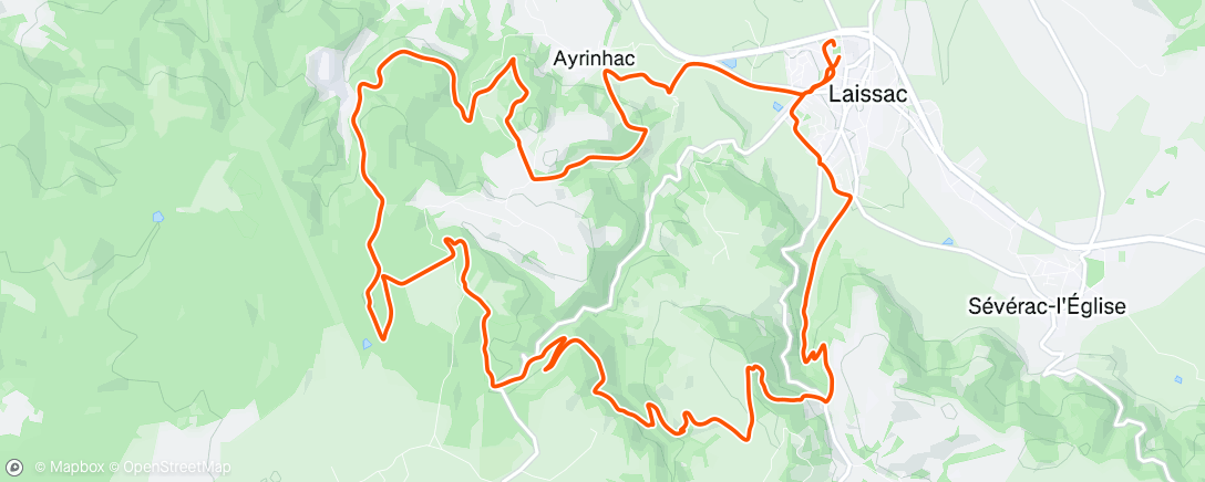 Carte de l'activité