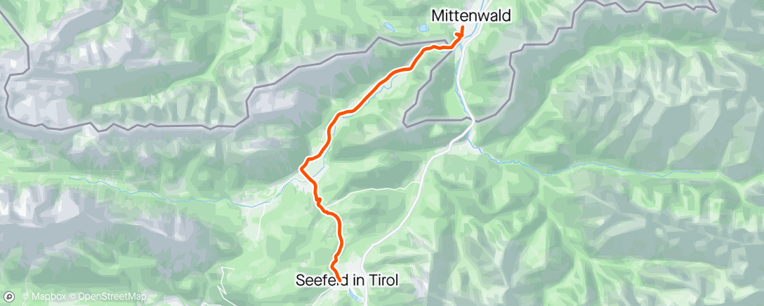 Map of the activity, Tiroler Mix: Sonne, orkanartige Böhen, Schneesturm