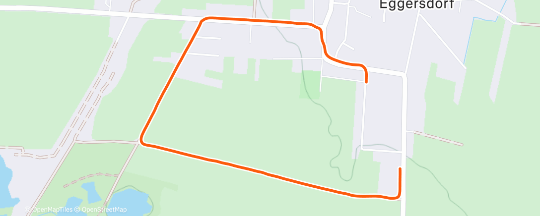 Map of the activity, Spaziergang am Morgen mit 🦮🦮🦮🦮