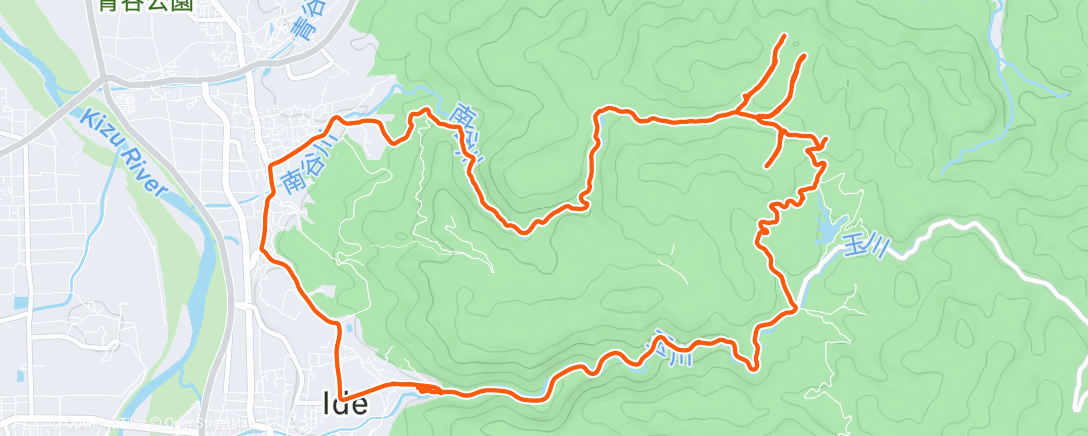 Map of the activity, 朝のライド