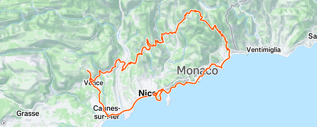 Mappa dell'attività Sortie vélo le matin