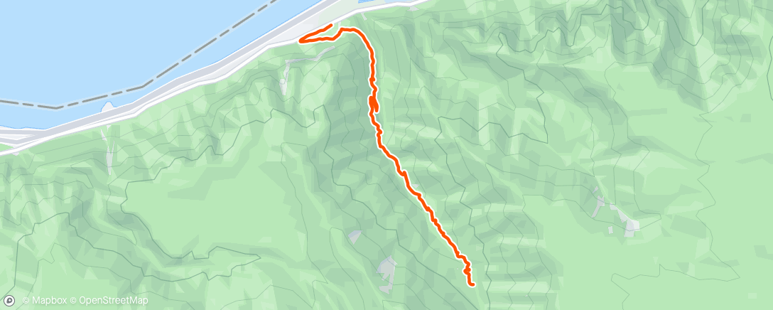 Map of the activity, Morning Hike