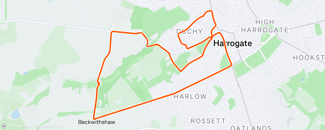 Mapa de la actividad (Zwift - 1. januar on Yorkshire Double Loop in Yorkshire)