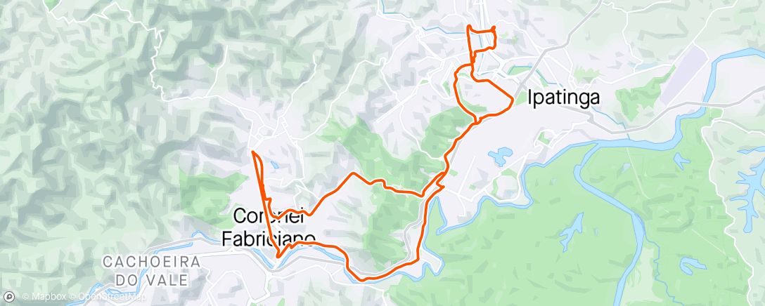 Map of the activity, E-Bike Melo Viana