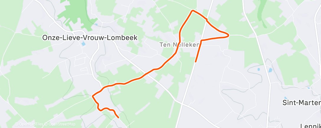 Map of the activity, Fresh Wake-Up Run 🥶