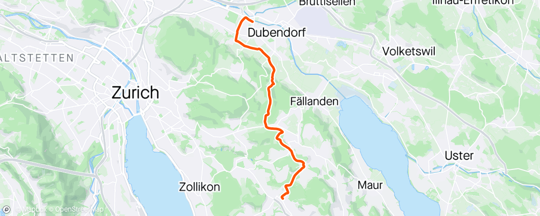 Mappa dell'attività Abendlauf