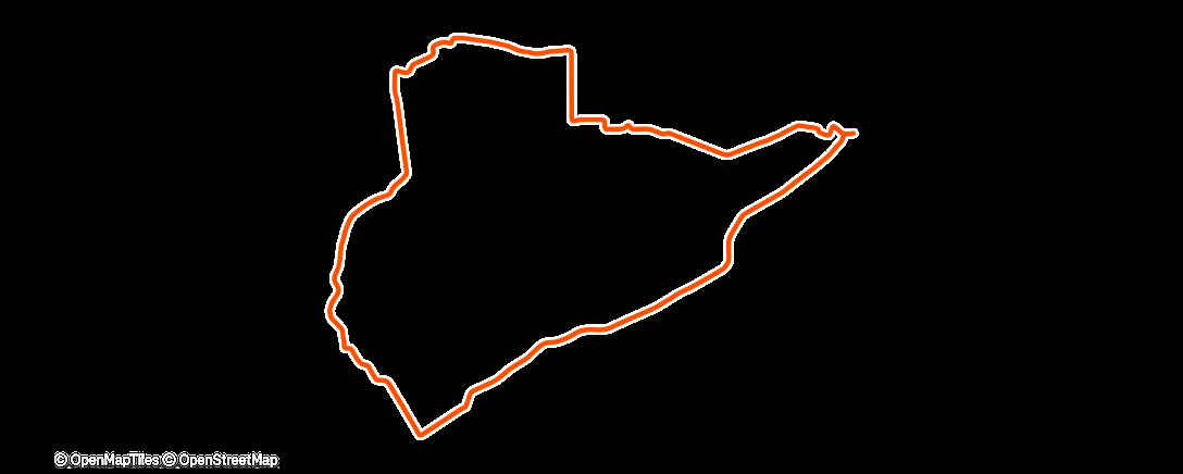 Map of the activity, Morning Ride