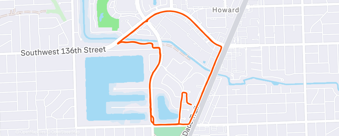 Карта физической активности (Morning Run)