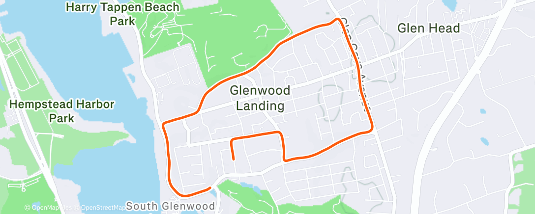 Map of the activity, Mountain Biking