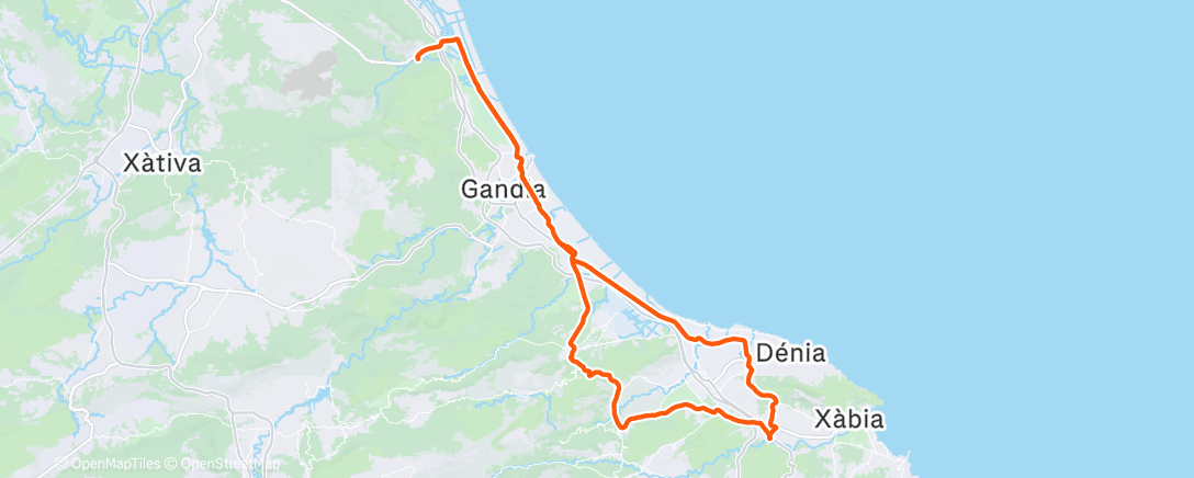 Map of the activity, Tavernes sagra pedreger gata verger oliva tavernes