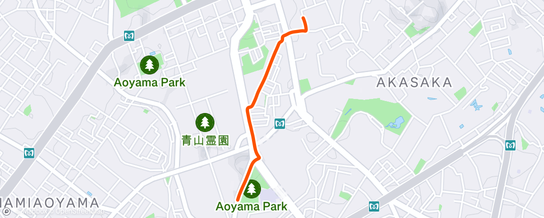 Map of the activity, Evening Ride