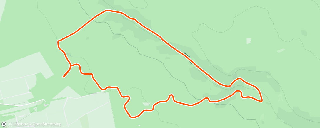 Map of the activity, Abendlauf