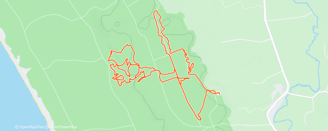 Map of the activity, First ride for 2026 (damp & humid)