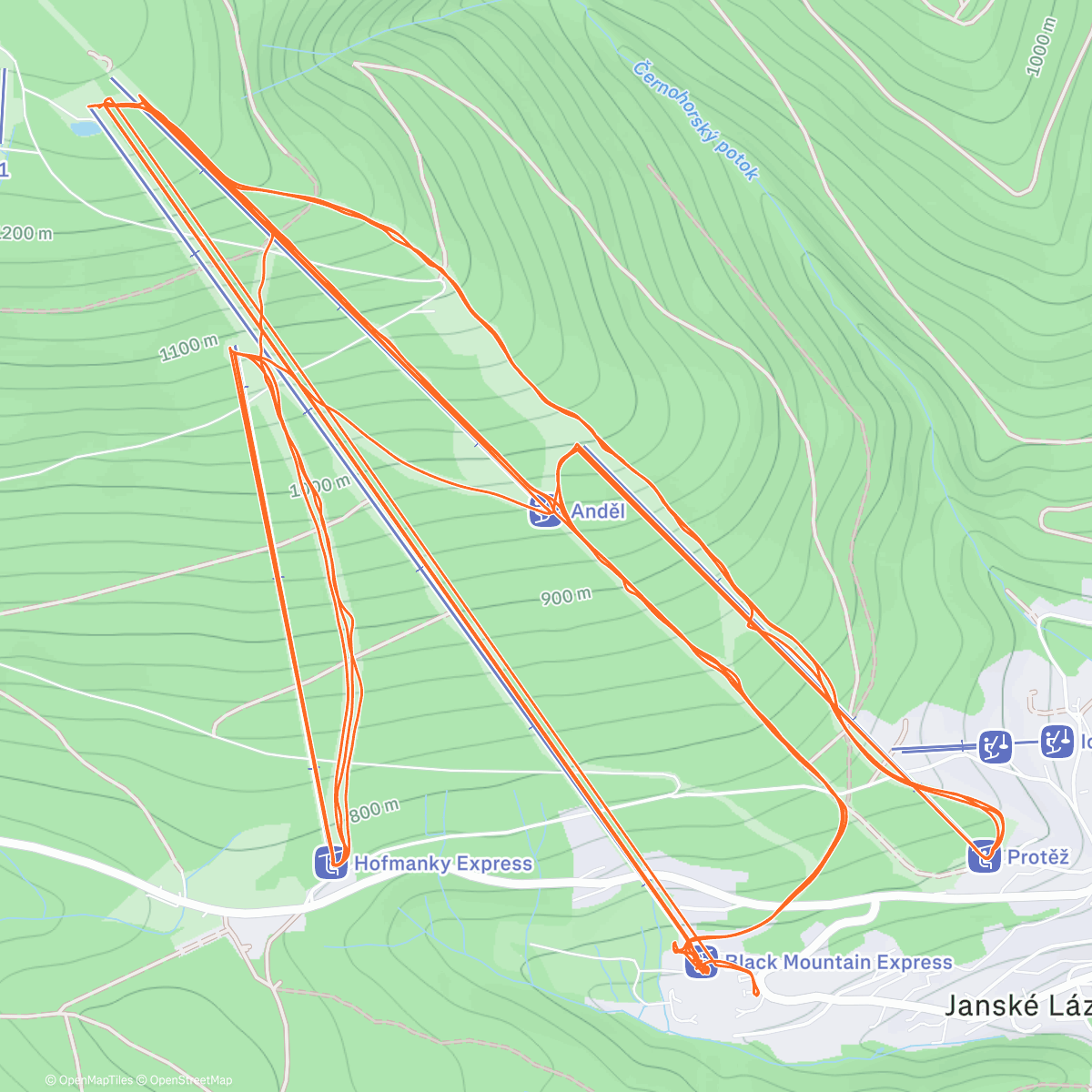 Map of the activity, Und Tschüss