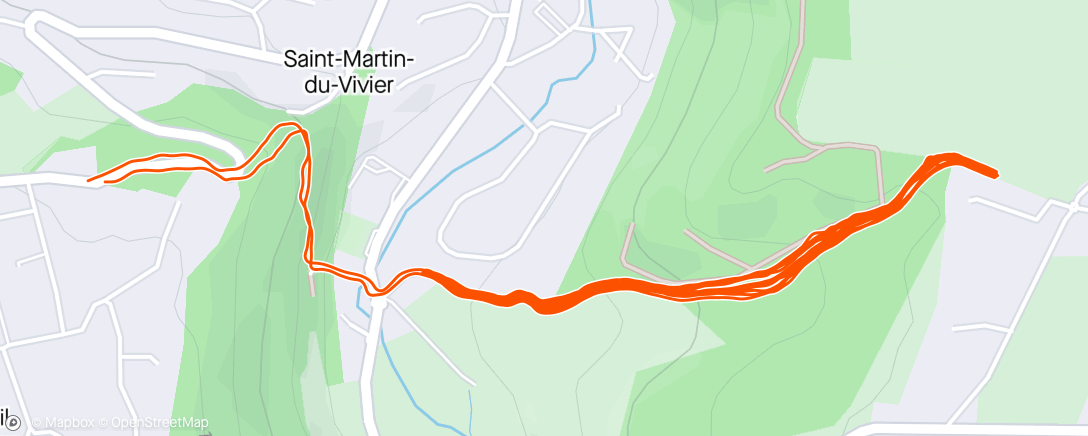 Map of the activity, Denivelė D+ 47.6/km