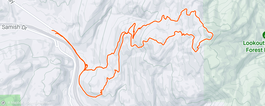 Map of the activity, Climb Cathedral