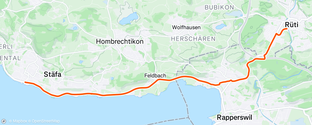 Map of the activity, Morning Ride