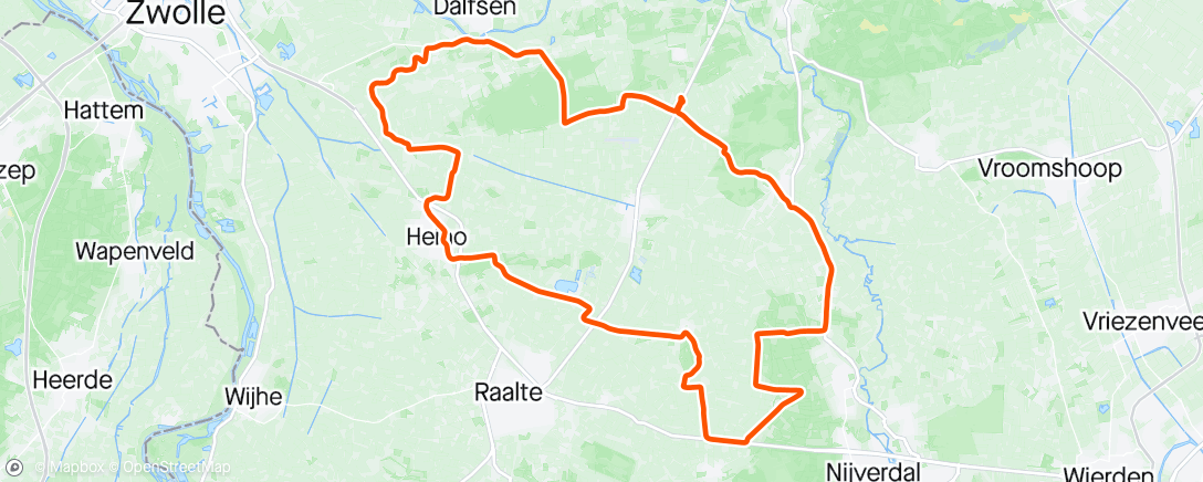 Map of the activity, Rondje Sallandse Heuvels 🚴🏻‍♀️