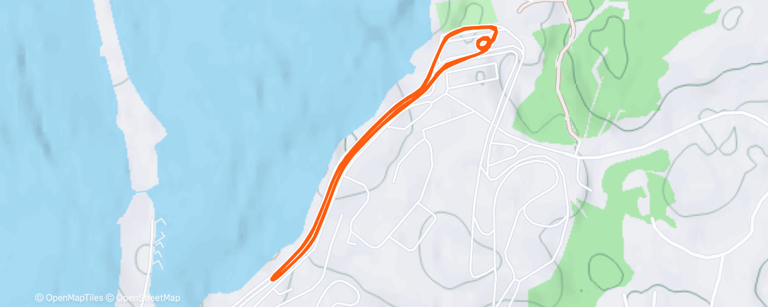 Map of the activity, Северный лыжный заезд (день)