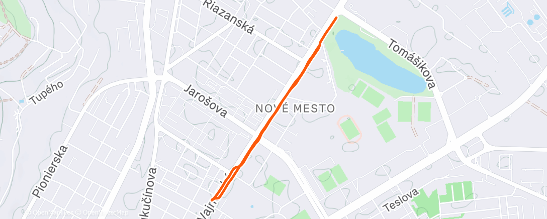 Карта физической активности (Afternoon Walk)