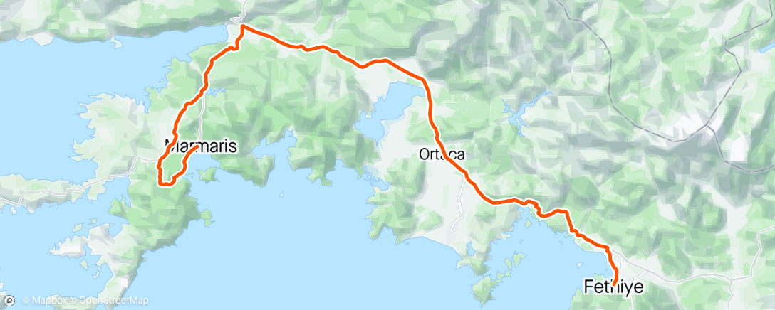 Map of the activity, 23/04/2024 Tour of Türkiye