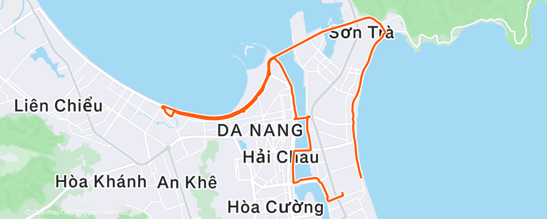 Карта физической активности (Morning Run)