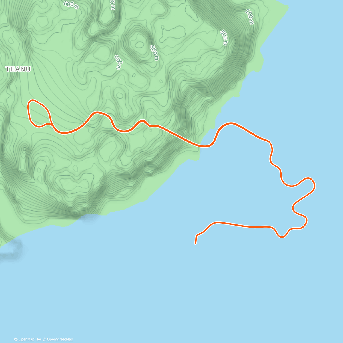 Map of the activity, Cd before the chaos