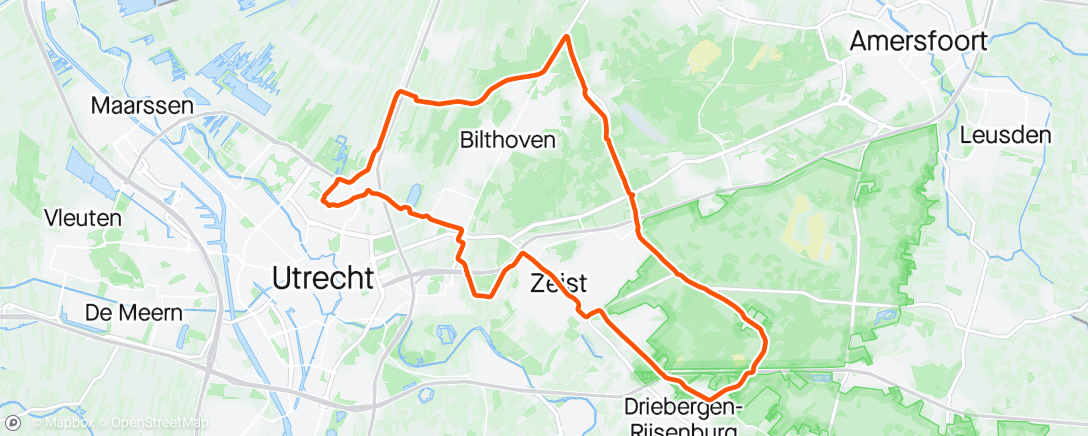 Mappa dell'attività Zeist - Bilthoven