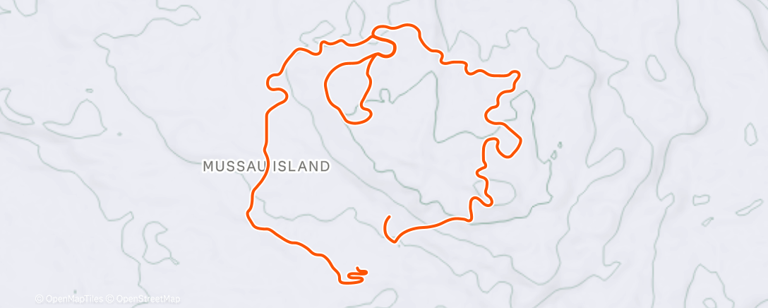 Map of the activity, TrainingPeaks Virtual - Workout: Bike | Flush legs + Activate