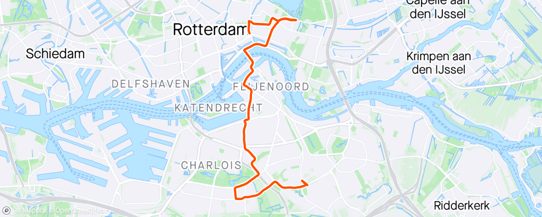 Mapa da atividade, Supporten in Rotterdam
