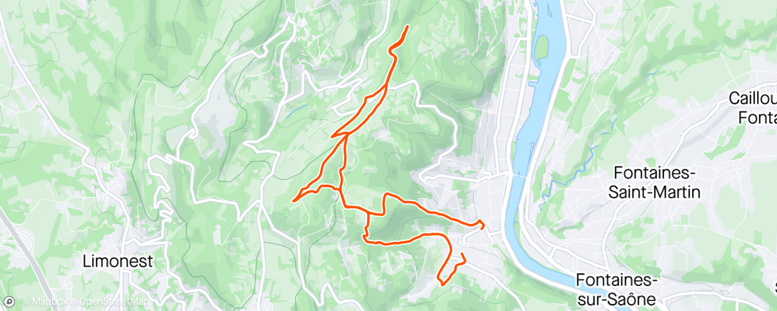 Map of the activity, Séance trail avec Léa 🍃
