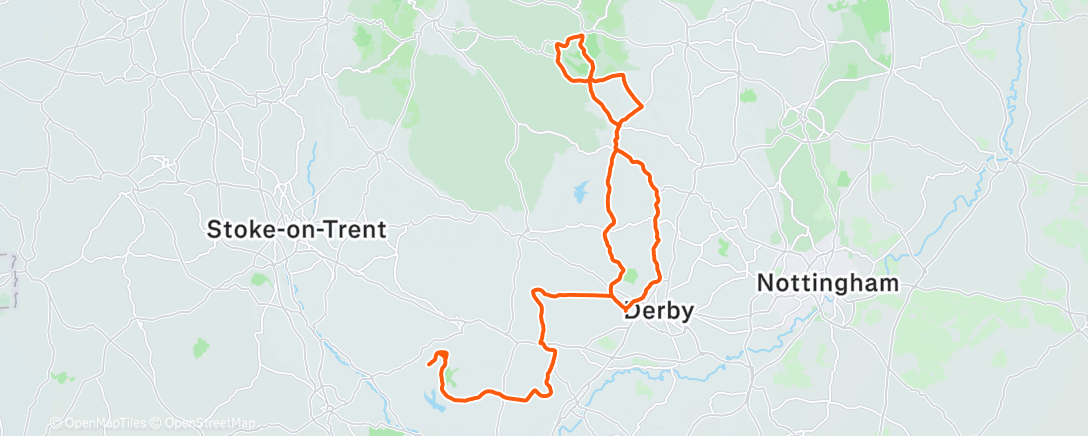 Карта физической активности (Long ride)