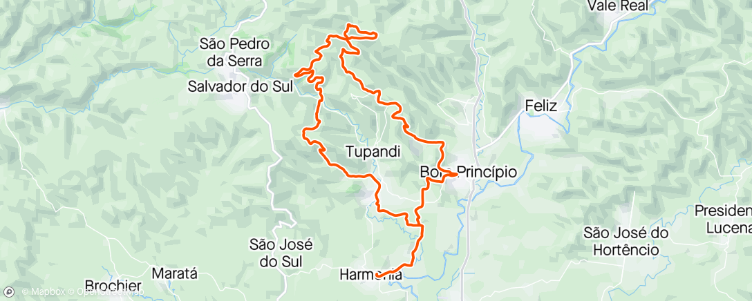 Map of the activity, Treino com a dupla...