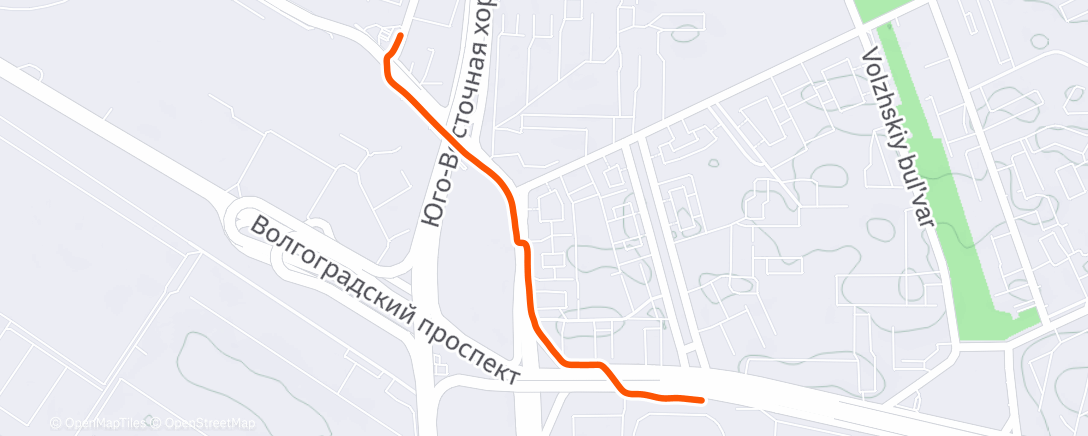Map of the activity, Дневной велозаезд