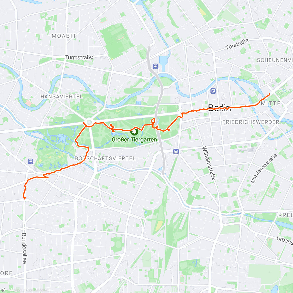 Map of the activity, Little explore