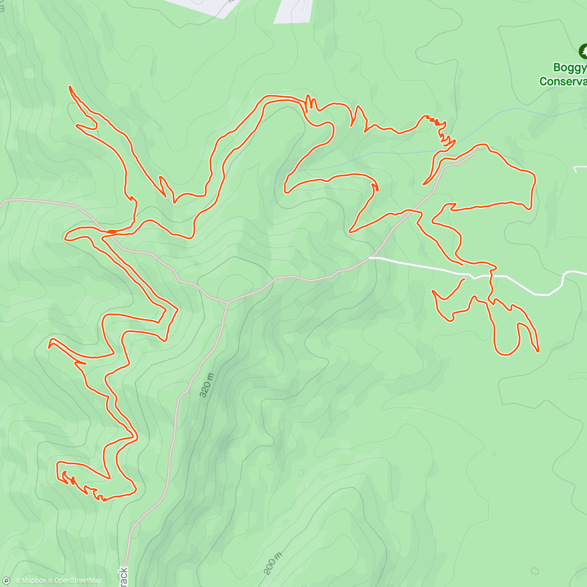 活动地图，Saint Helens' Stacked Loops