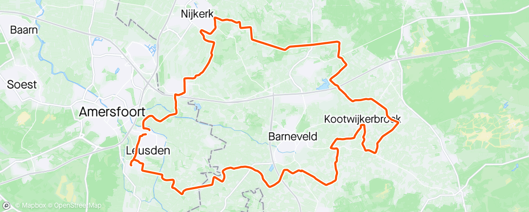 Map of the activity, Chicken ride