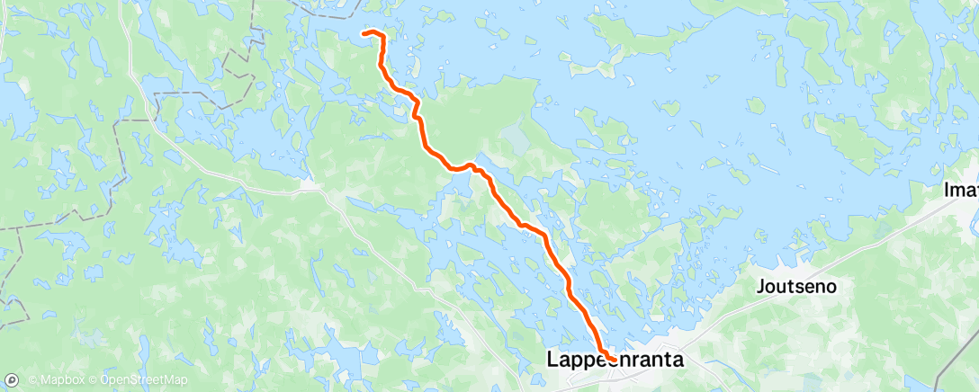 Map of the activity, Morning Ride