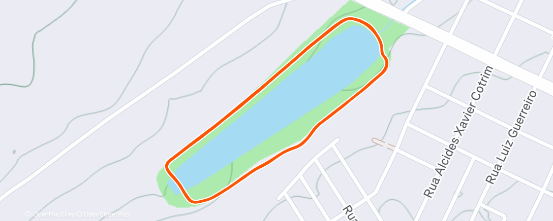 Карта физической активности (Corrida Fartlek.)