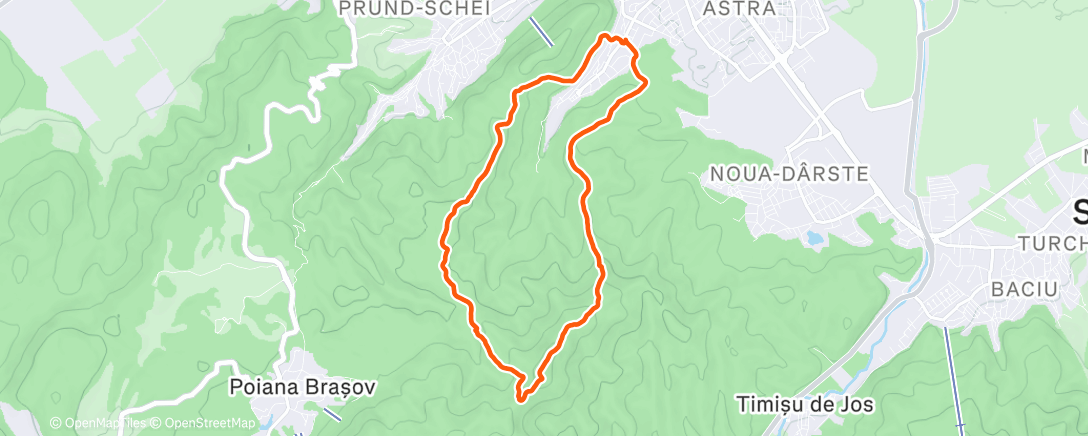 Map of the activity, Vf Răcădău - Stechil