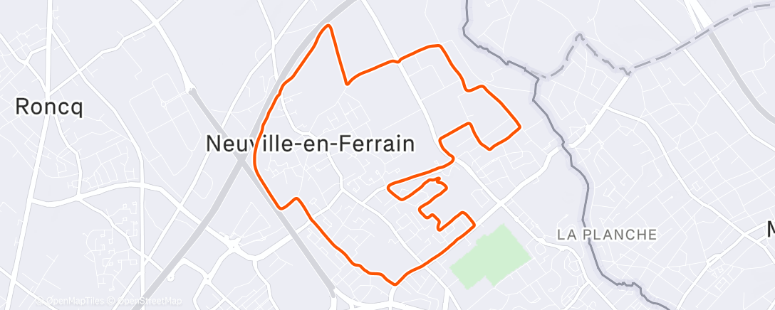 Map of the activity, Boxing Day Run 🏃‍♂️