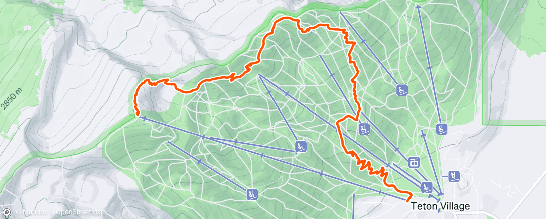 Map of the activity, holy moly, the wildflowers