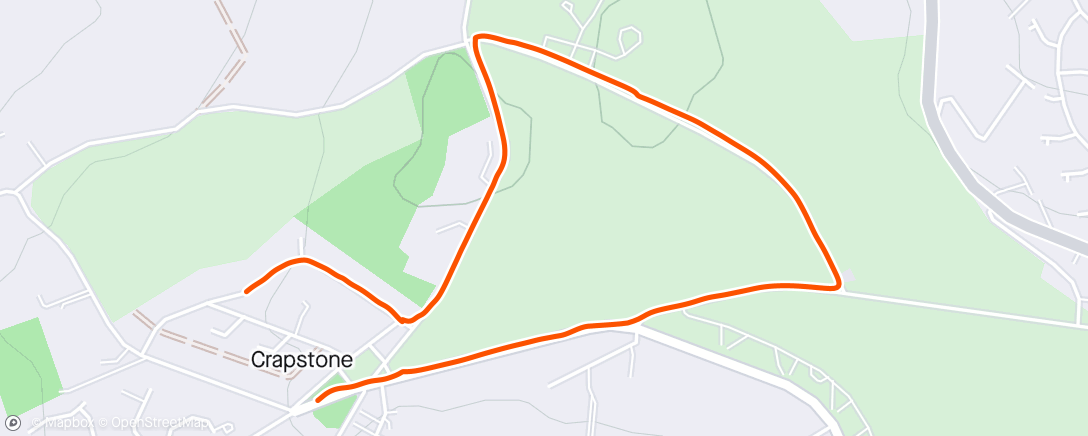 Map of the activity, C25K W1 R2